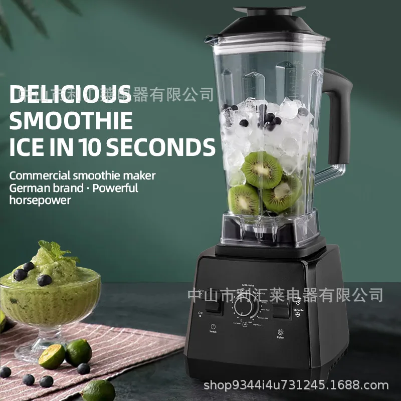 خلاط تجاري أوتوماتيكي بالكامل لكسر الجدار، خلاط ثابت عالي الطاقة، منتج أغذية، ماكينة صنع عصير الجليد، المطابخ