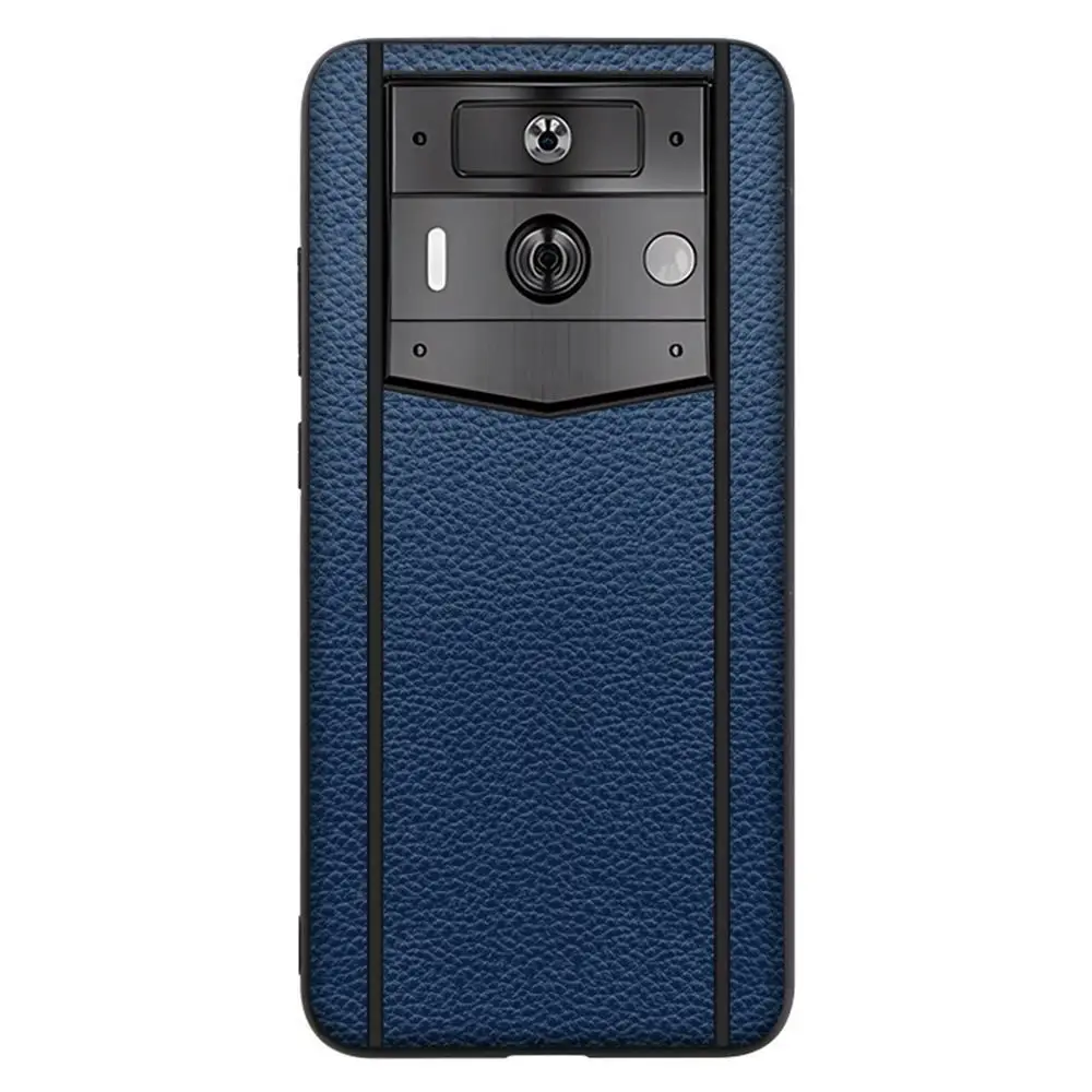 

Slim PU Leather Litchi Pattern Case For VERTU METAVERTU 2 Matte Shockproof Armor Cover