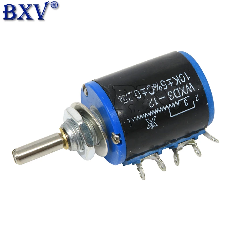 

1PCS WXD3 WXD3-12 1W 1K 2K2 3K3 4K7 10K Ohm 100R 220R 470R 2.2K 3.3K 4.7K 1W Wirewound Potentiometer