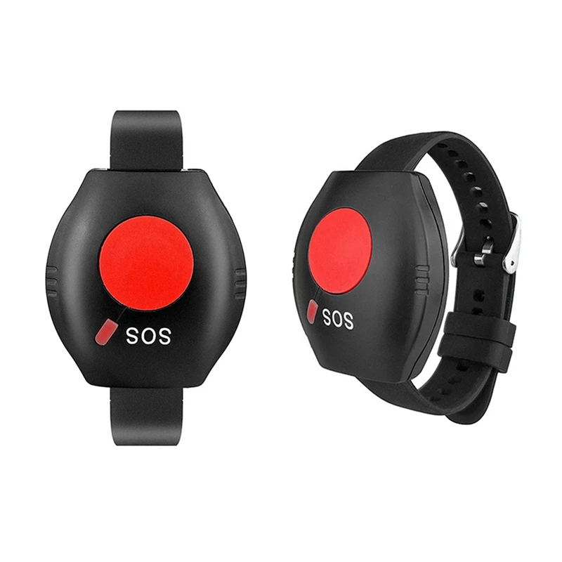 3X Wrist Watch RF Remote Control Transmitter Watch Type Call Button Wireless Remote Control SOS Emergency Button 433MHZ