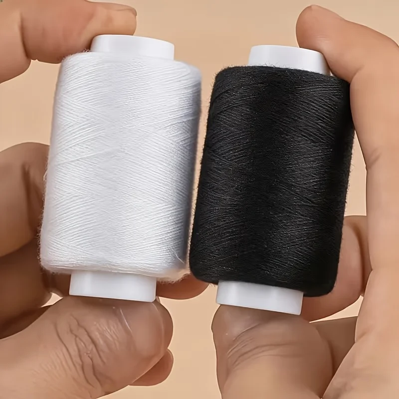 Two Spools of Durable Sewing Thread - Strong Polyester Thread, Suitable for Sewing Machines, Industrial and Household Use