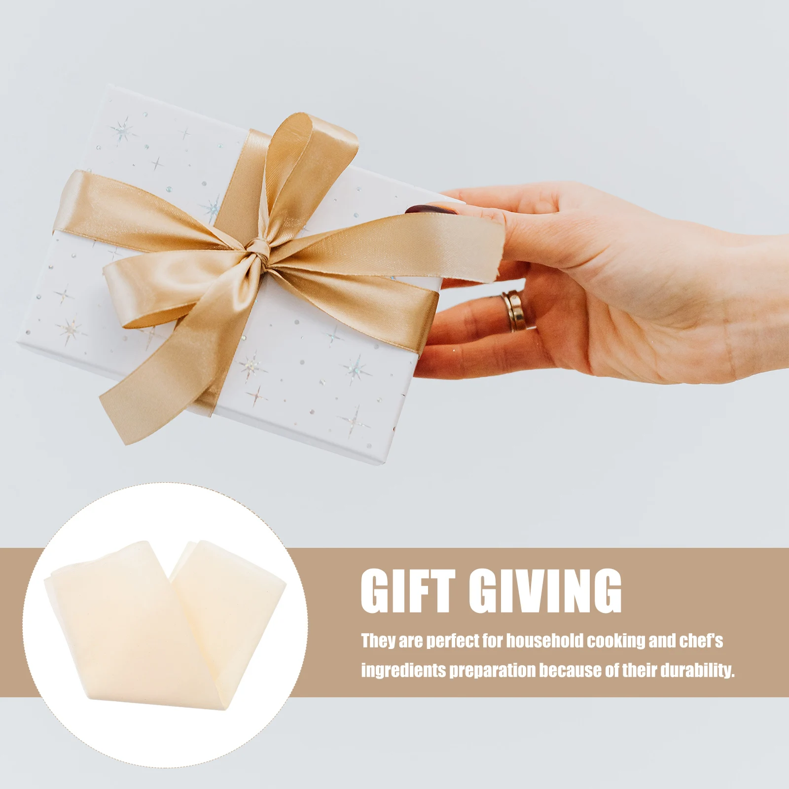 

6 Pcs Filter Soy Milk Cloth Strainer Cotton Food Accessories Filtering Fabric Tofu Making Gauze Tools