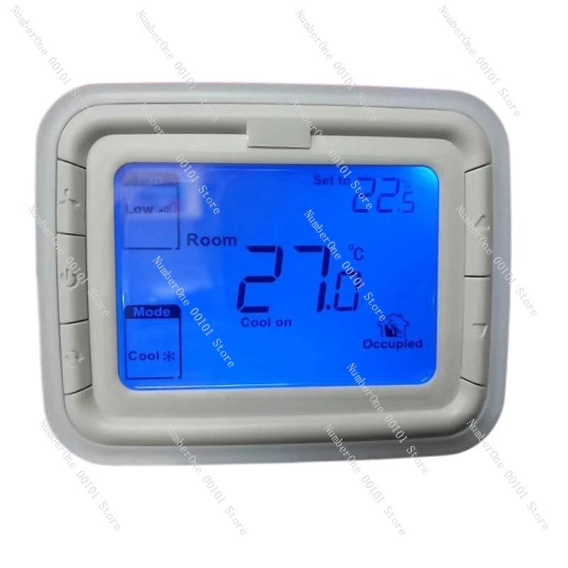 Controlador de fan coil doméstico Honeywell serie T6861H2WB/T6865, termostato LCD digital