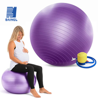 55/65/75cm Balance Ball Yoga & Pilates Accessories Home Fitness Equipment Pregnant Women Rehabilitation Exercise Yoga Ball Gym