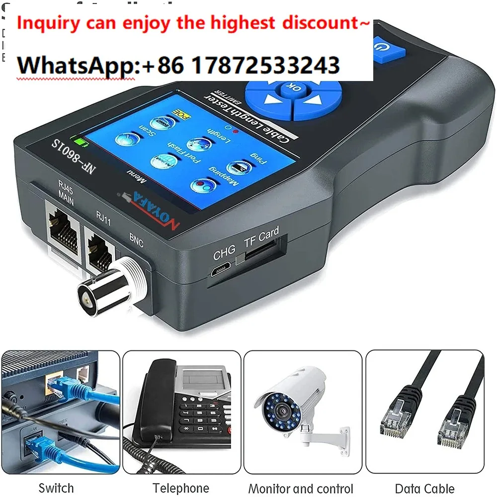 NOYAFA Strict Selection Line Finder Network Patrol Instrument Smart Mouse English NF8601SPING