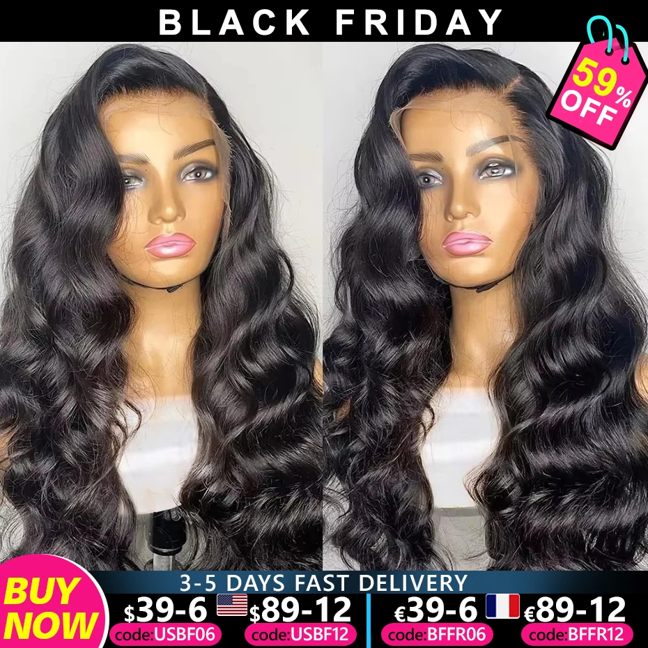 34 36inch 13x4 13x6 Body Wave Lace Front Wig Human Hair Pre Plucked Brazilian Human Hair Lace Frontal Wigs For Women Jarin Hair