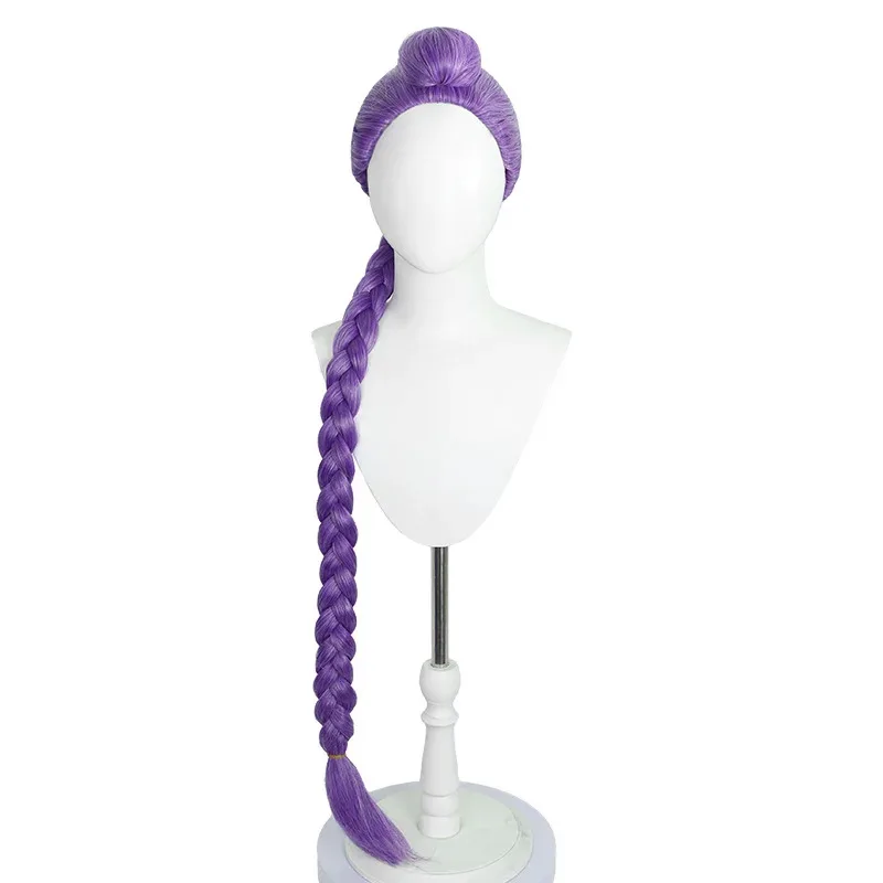 Zizi 2025 filme kpop peruca cosplay mira rumi zoey caçadores de demônios roxo preto vermelho cabelo longo resistente ao calor perucas sintéticas carnaval