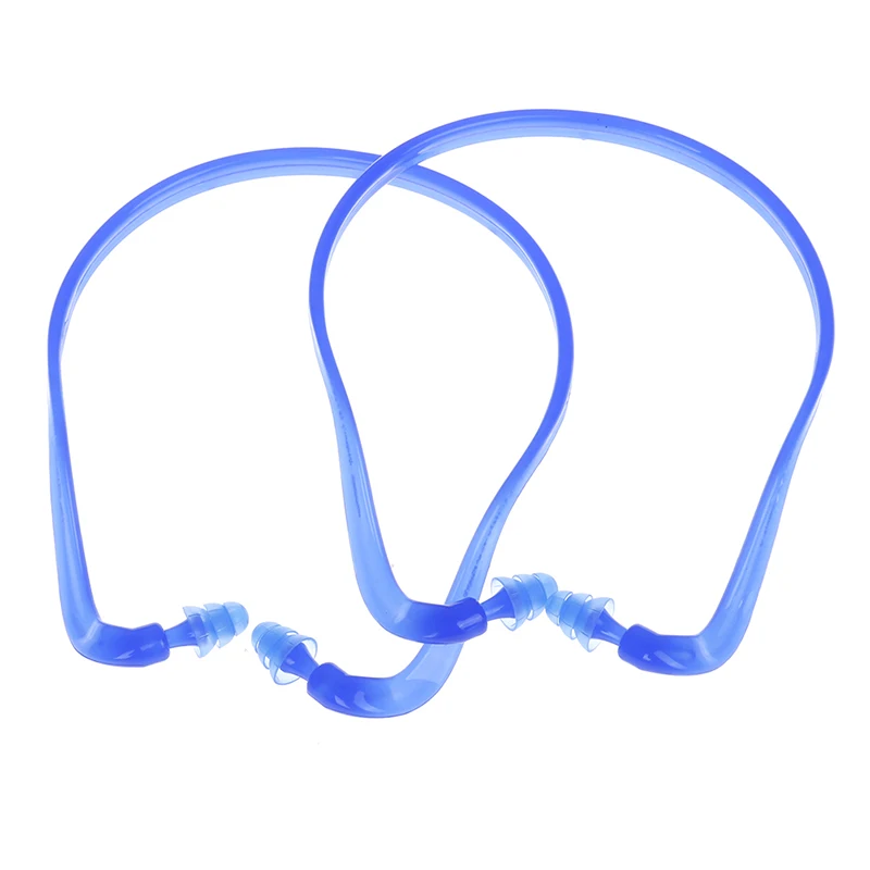 1Pcs Noise Reduction Earplugs Swim Reusable Hearing Protection Earmuff Silicone Corded Ear Plugs Ears Protector