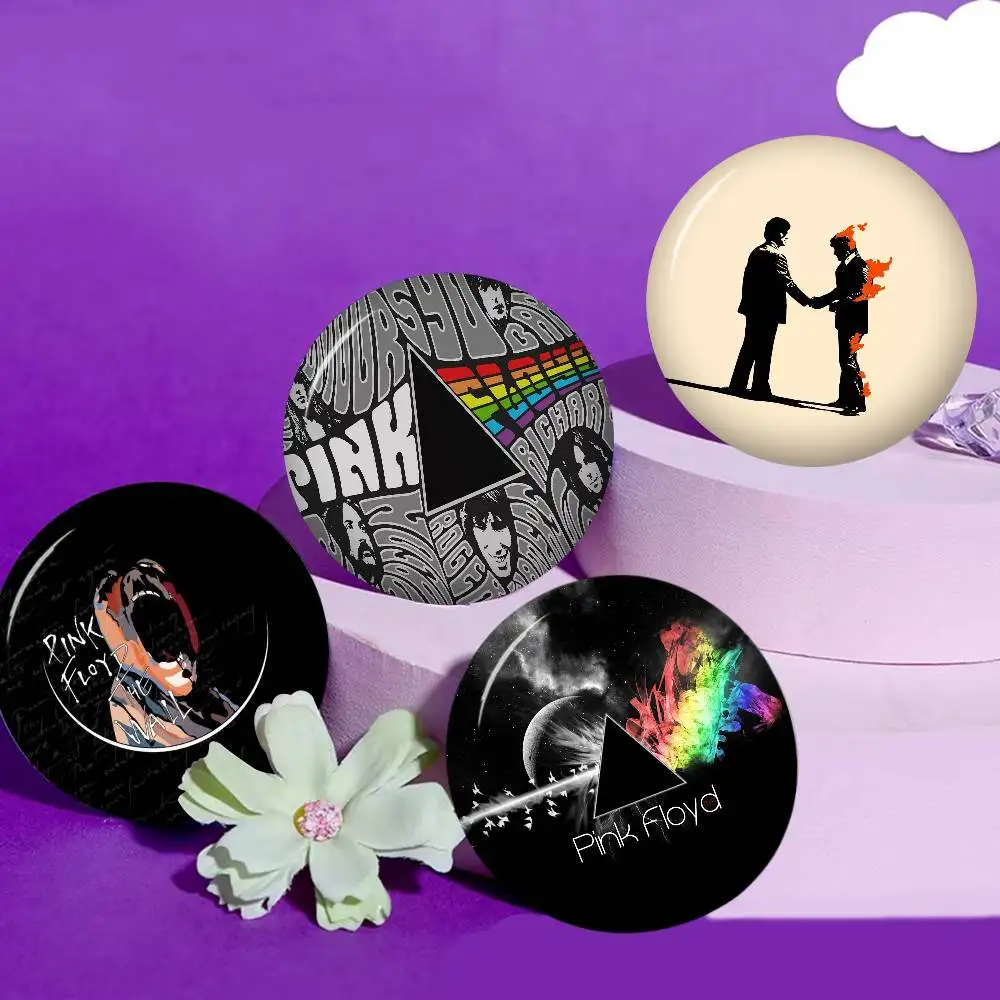 Pink F-Floyd Rock Band 58mm Cute Series Pins Funny Badge Interesting Cartoon Animals Brooches Backpack Clothes Gift Accessory