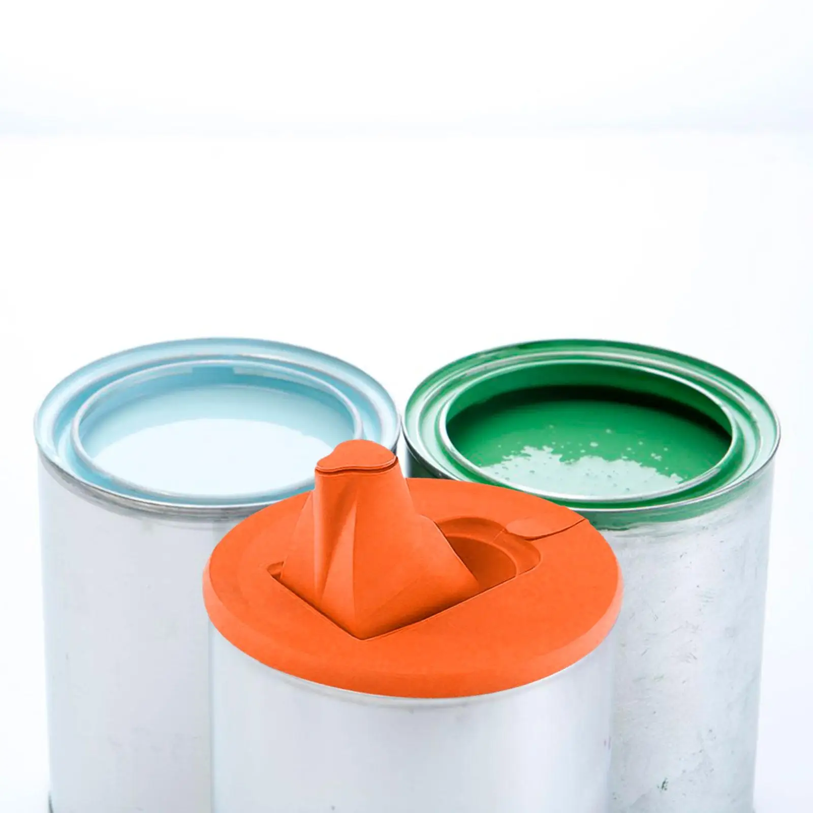 Pour Paint Can Lid Cover with Foldable Spout Accessories with Ventilation Hole Retractable Spout for Paint Container Sturdy