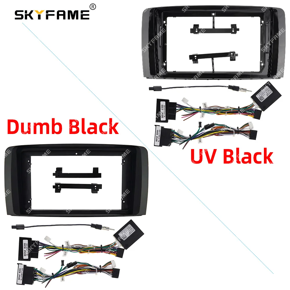 SKYFAME Car Frame Fascia Adapter Canbus Box For Benz R Class W251 R280 R300 R320 R350 R500 Android Radio Dash Panel Fascias