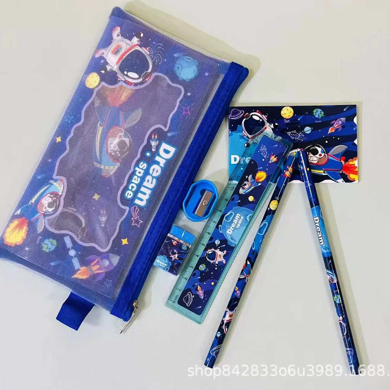 

Сетчатая прозрачная сумка для канцелярских принадлежностей, подарочная коробка, школьные принадлежности большой емкости, пенал на молнии