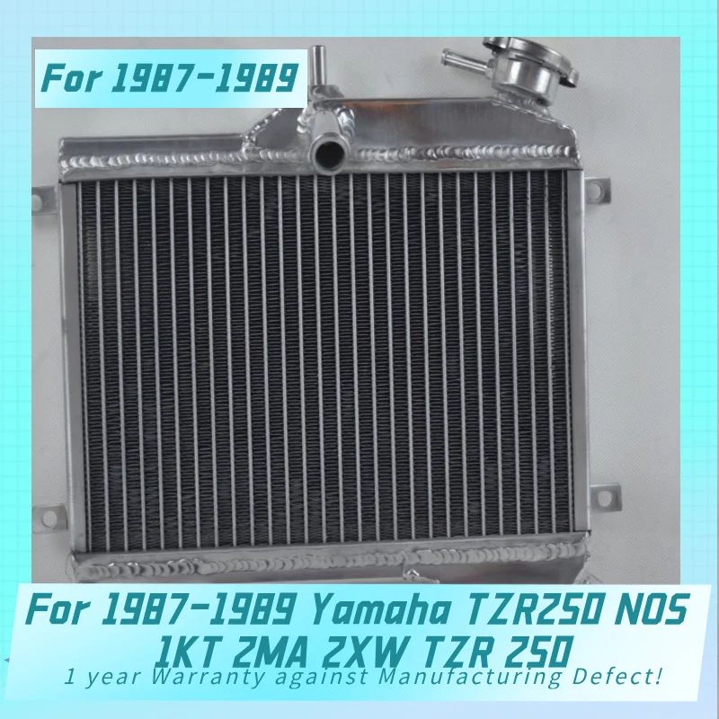 New Aluminum Radiator For 1987-1989 Yamaha TZR250 NOS 1KT 2MA 2XW TZR 250  Cooler Cooling Coolant 1987 1988 1989