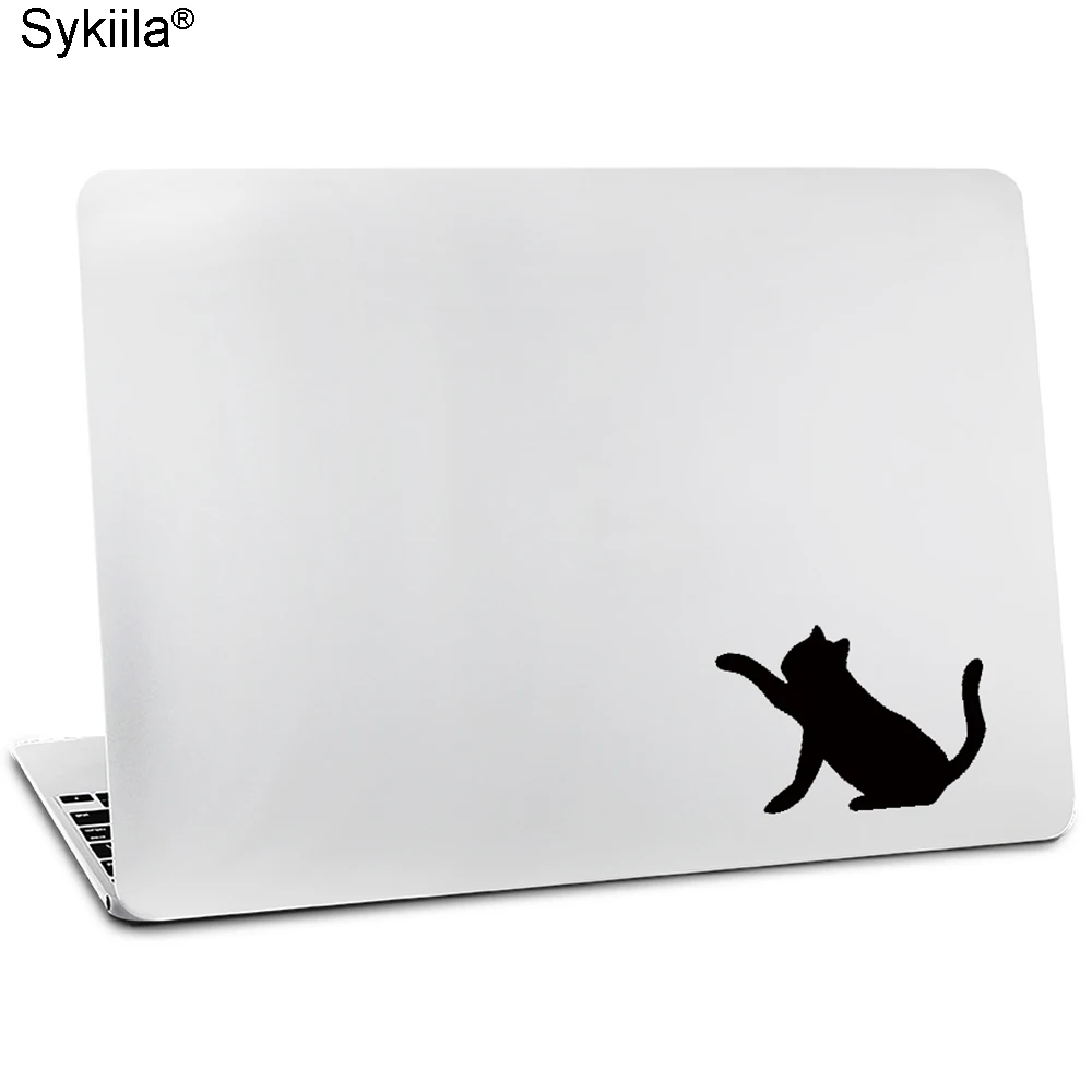 Vinyl Sticker for apple macbook air 11 13 inches for Mac Pro Retina 13 15 Skins cover Glow Black decal Cat Monkey wolf Touch