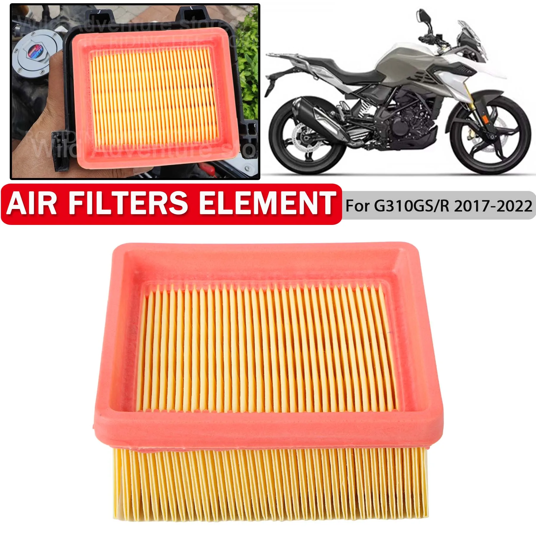 

Motorcycle Air Cleaner Engine Purification For BMW G310GS G310R G310 R GS 2017-2020 2021 2022 G 310R 310GS Intake Filter Clean