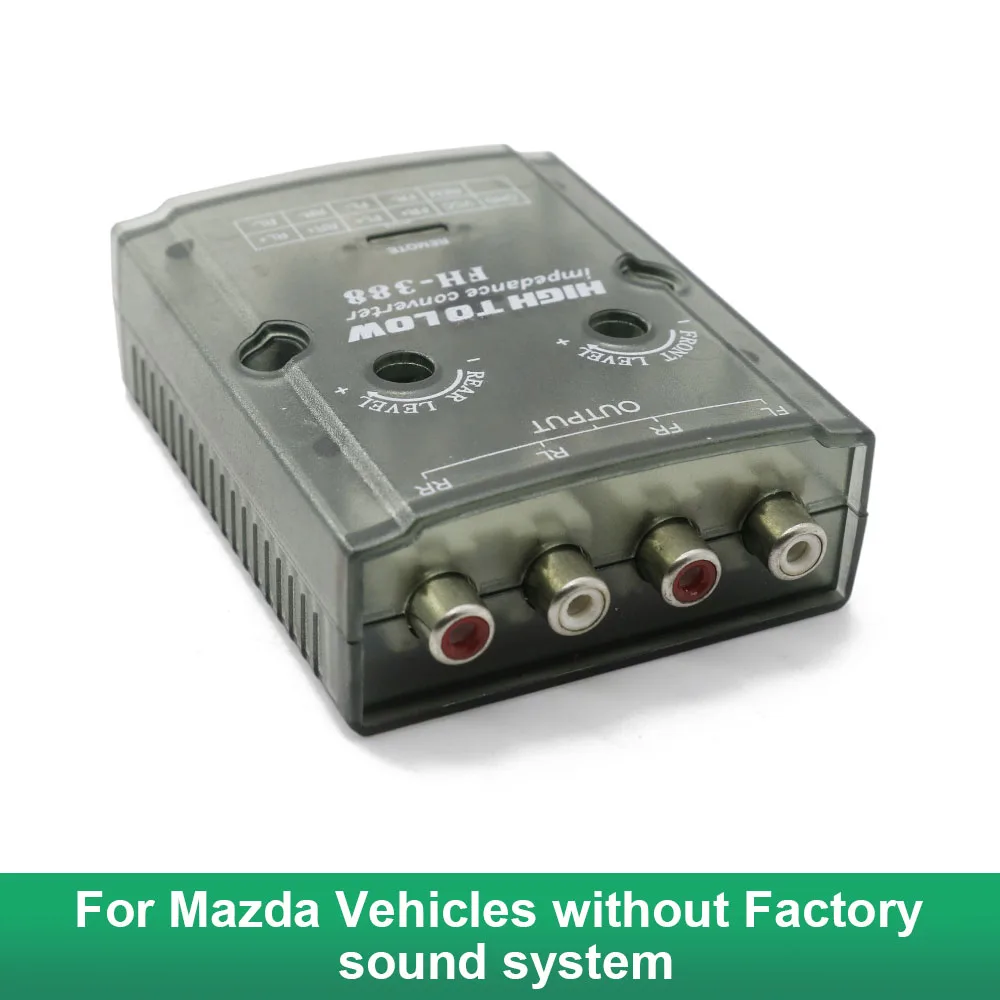 

Replacement or Addition of an Amplifier car audio amplifier for Mazda Vehicles without Factory sound system