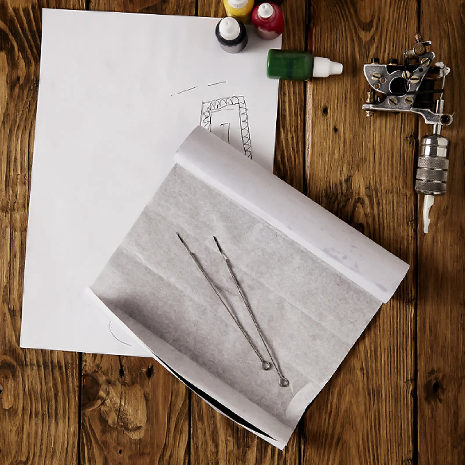 

Трансферная бумага для татуировок, премиум-класса, профессиональная, портативная, для домашнего использования.