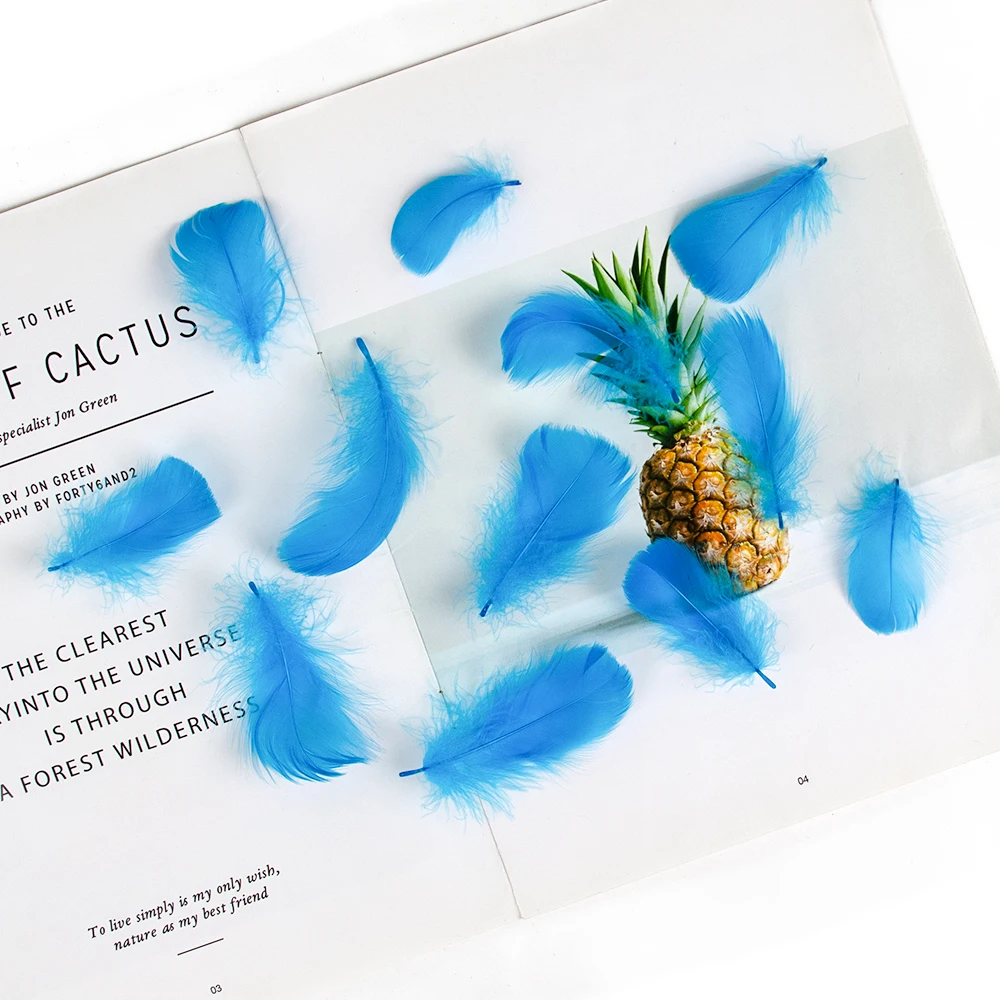 

Goose Feathers Wholesale 50/100/200pcs 8-12cm Swan Colorful Plumes for Crafts Wedding Handicraft Dream Catcher Accessories