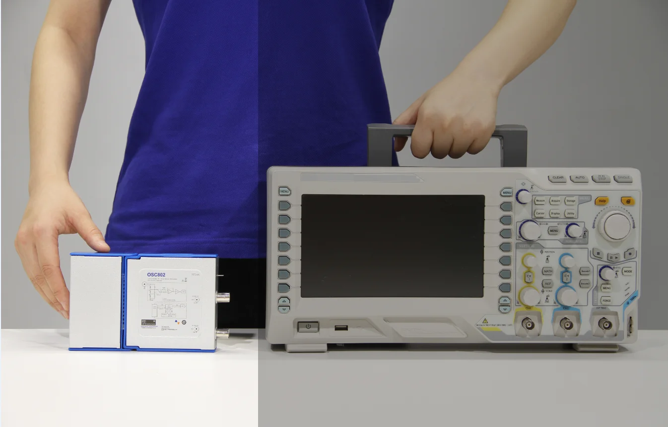 Loto Virtual Oscilloscope Ossc481 Single Channel 50M Sampling 20M Bandwidth Spectrum Analysis Time Domain Analysis