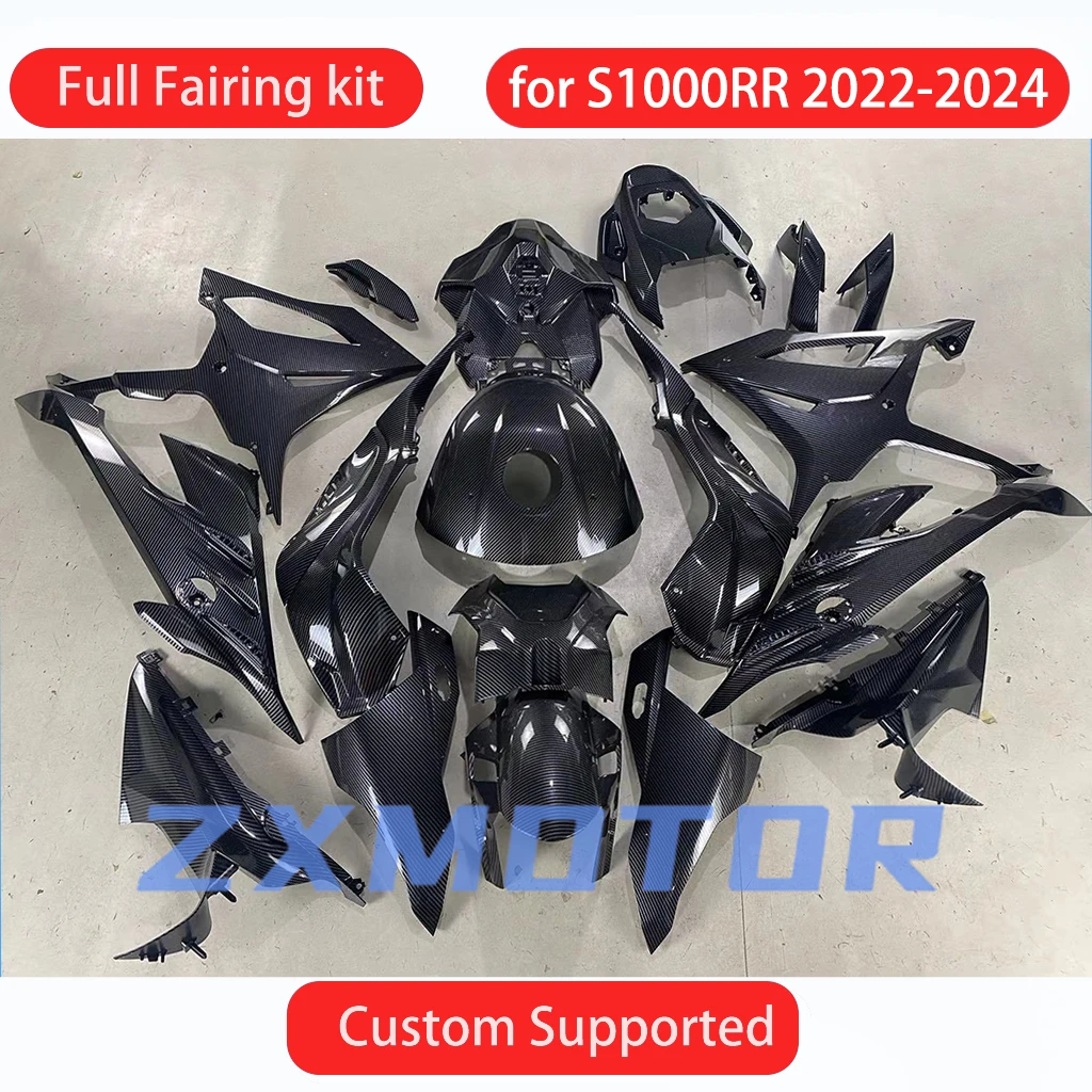 100% Fit Fairings S1000RR 2022 2023 2024 Carbon Fibre ABS Injection Motorcycle Fairing Kit for BMW S 1000RR 22 23 24