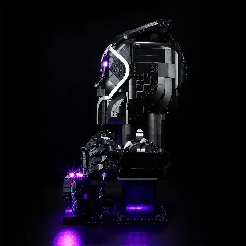 Kit luce LED fai-da-te per LEGO 76215 Black Panther (solo luce LED, senza modello di blocchi)