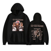 Rapper Central Cee “Can’t Rush Greatness” World Tour 2025 Concert Sweatshirts Men's Casual Fleece Long Sleeve Hoodies Streetwear