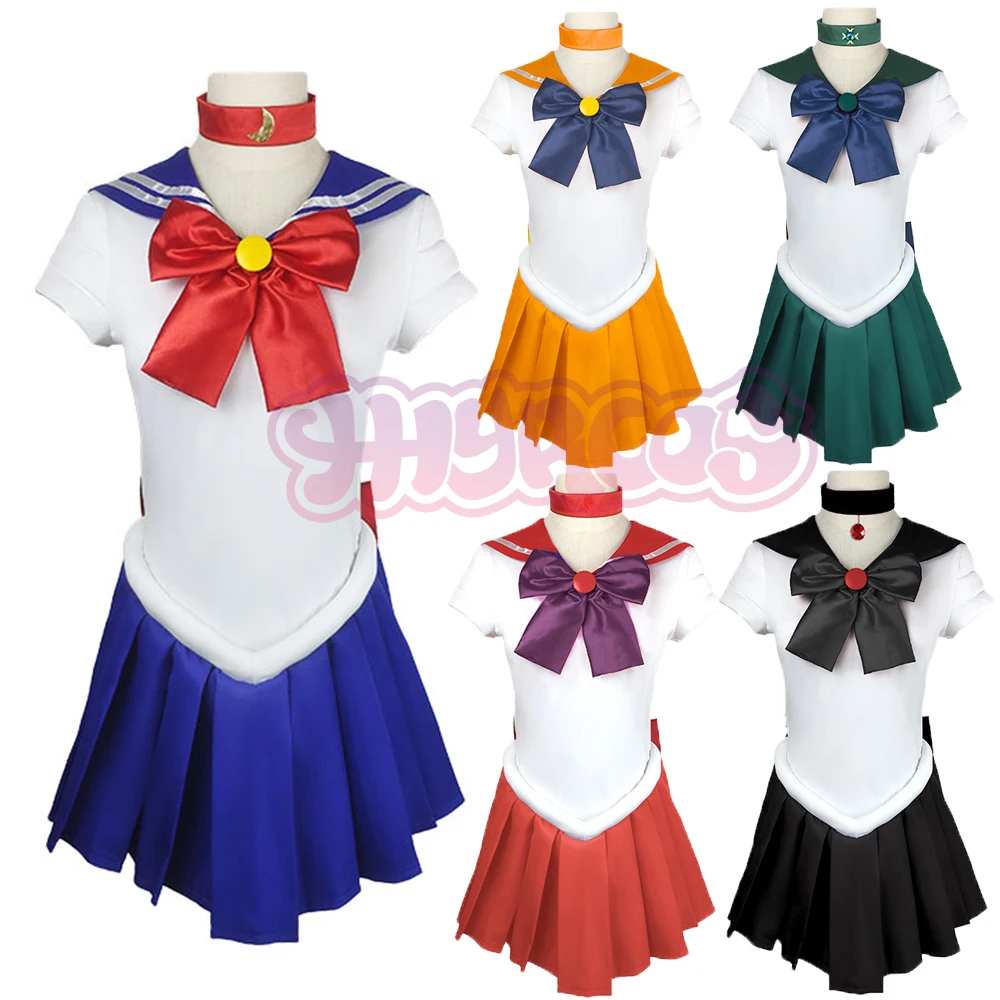 Usagi Tsukino Cosplay Costume Beauty Girl Cos Wear 4th Generation Sailor Suit Rabbit Cosplay Anime Suit 9 Colors Halloween Props