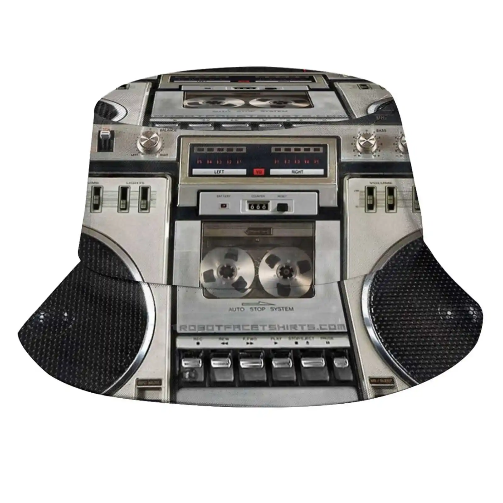 Vintage 80s Boombox Ghettoblaster Outdoor Sun Fishing Panama Hats 1980s Boom Box Boombox Phone Camera Cassette Fixed Gear Fixie