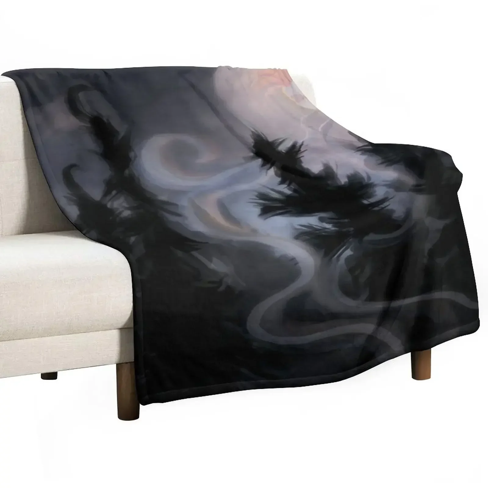 The Moon is Blazing Throw Blanket Soft Beds Designers Flannel for babies Blankets