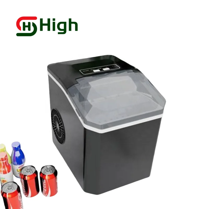 آلة صنع الثلج الأوتوماتيكية المحمولة على سطح الطاولة ذات السعة العالية للمكتب المنزلي