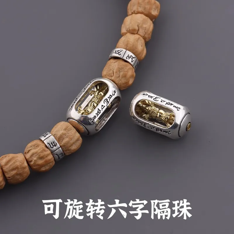 Six word proverbs transfer beads diy play bodhi hand string top bead separated bead accessories