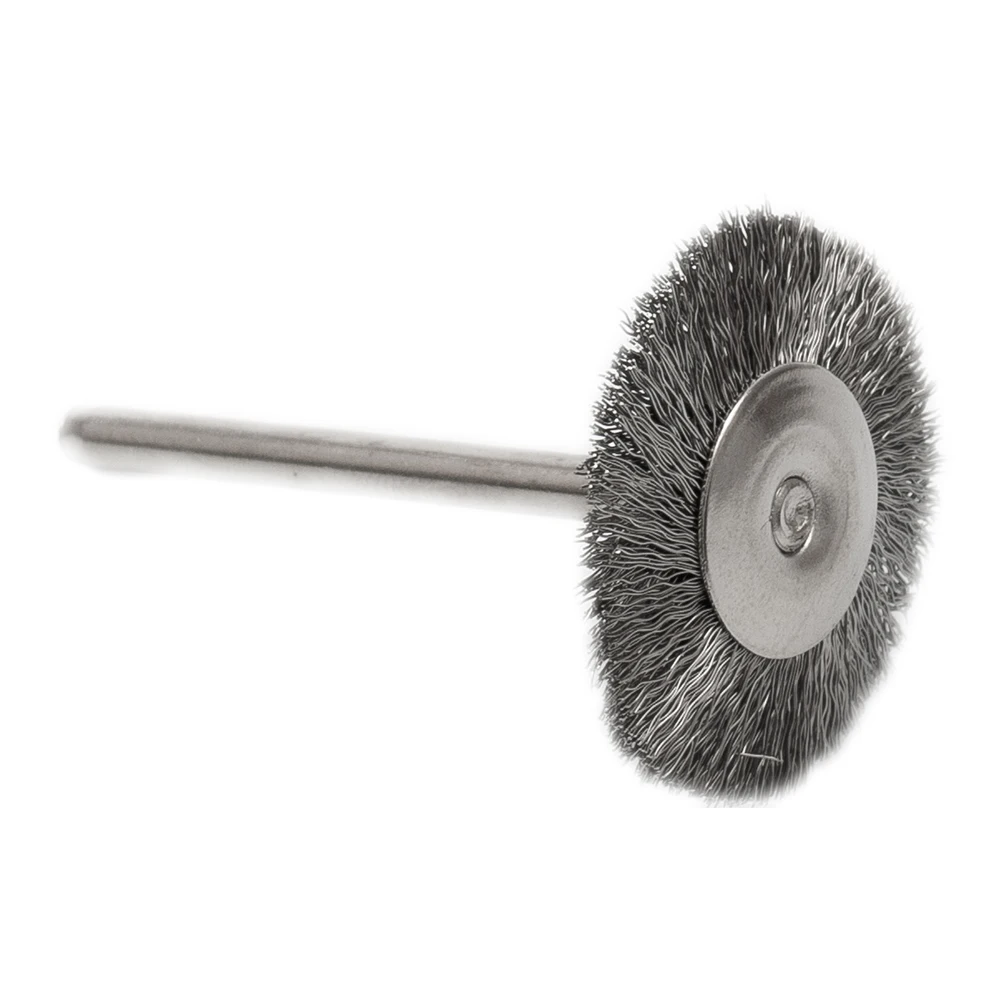 

3mm / 0.12inch Diameter Wire Brushes 50* 50pcs 50x Flat Shape Kit Length 35mm / 1.38inch Rotary Tool Set Stainless Steel New