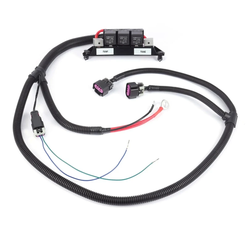 

Car Electric Dual Fan Control Wiring Harness Plastic Automotive Supplies For Chevy Silverado Tahoe GMC Sierra Yukon