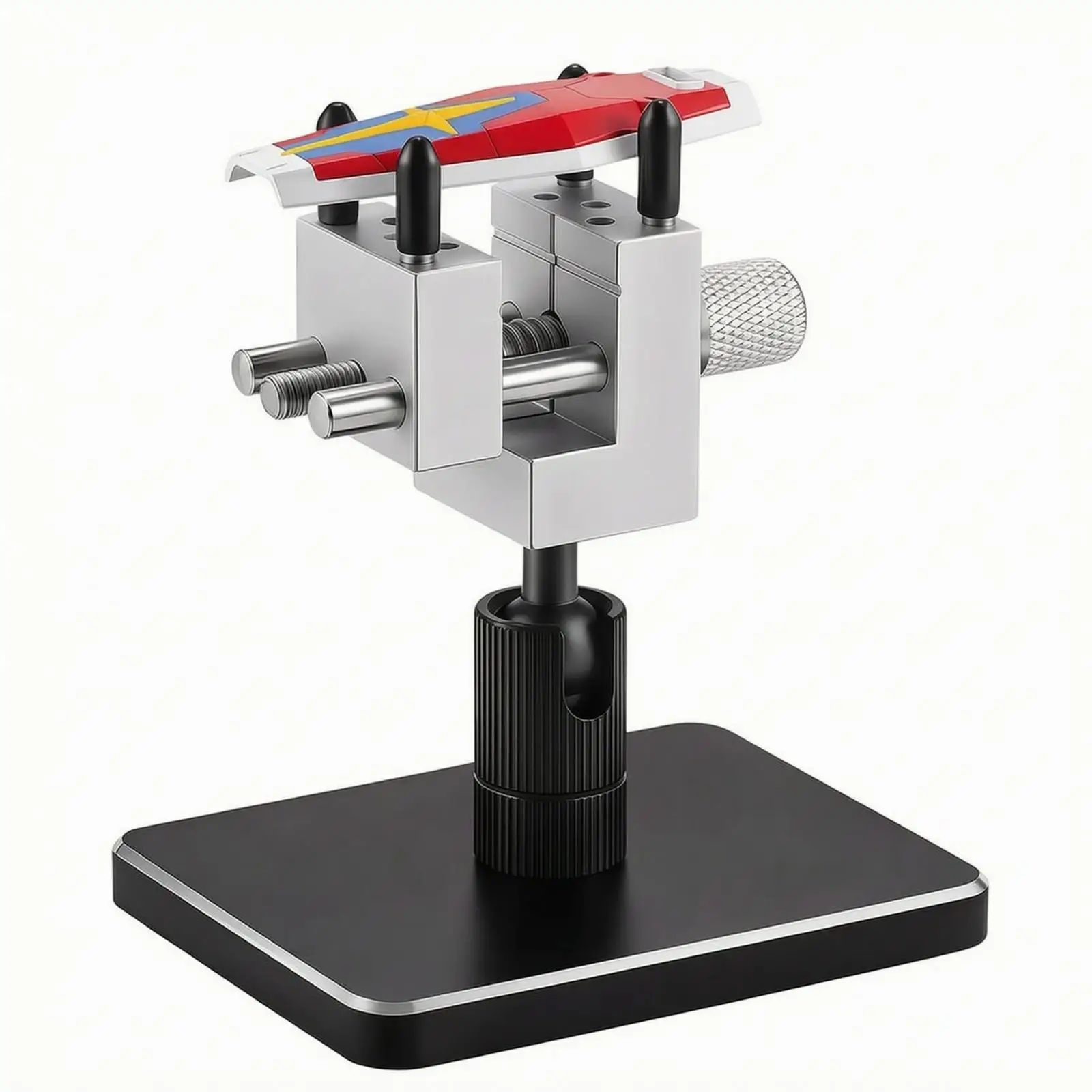 Mini Vise Rotary Clamp Adjustable Workbench Tool with Silicone Sleeves for Jewelry Making Model Building Hobby