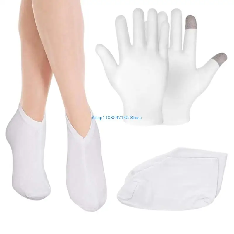 P88B Moisturizing Beauty Glove Breathable Cotton Gloves and Socks For Daily Hand Care And Nourishment
