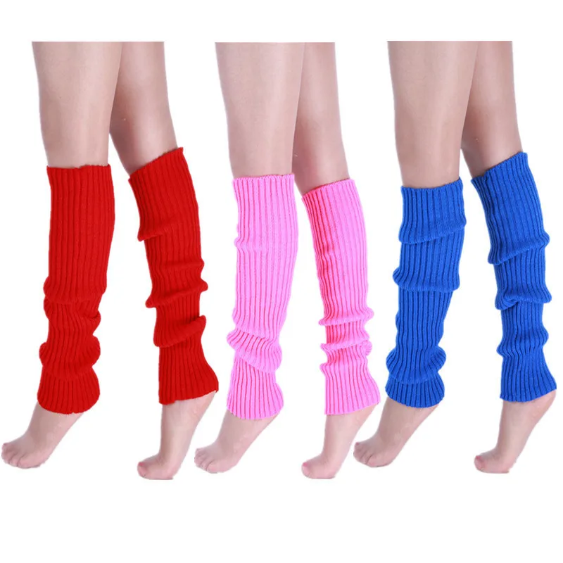 Klassische Strick-Beinwärmer Gerippte Kniehohe Beinwärmer-Socken Damenstrümpfe Gestrickte Kniehohe Socken für Komfort