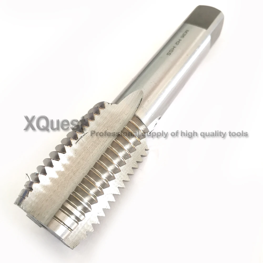XQuest HSS ซ้ายขวามือเมตริกเกลียว M36 M36X4 M36X3 Fine สกรูตรงขลุ่ย M36X2.5 M36X1.5 M36X1 m36X2