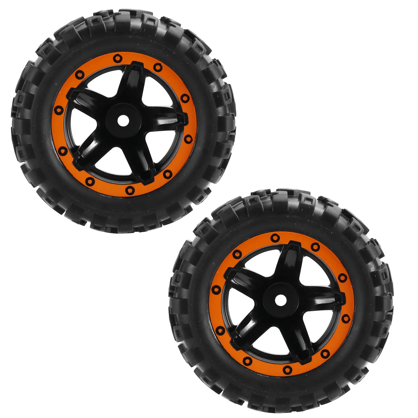 2PCS For HBX 16889A 16889 16890 16890A SG1601 SG1602 RC Car Spare Parts Wheel Complete Tires M16038