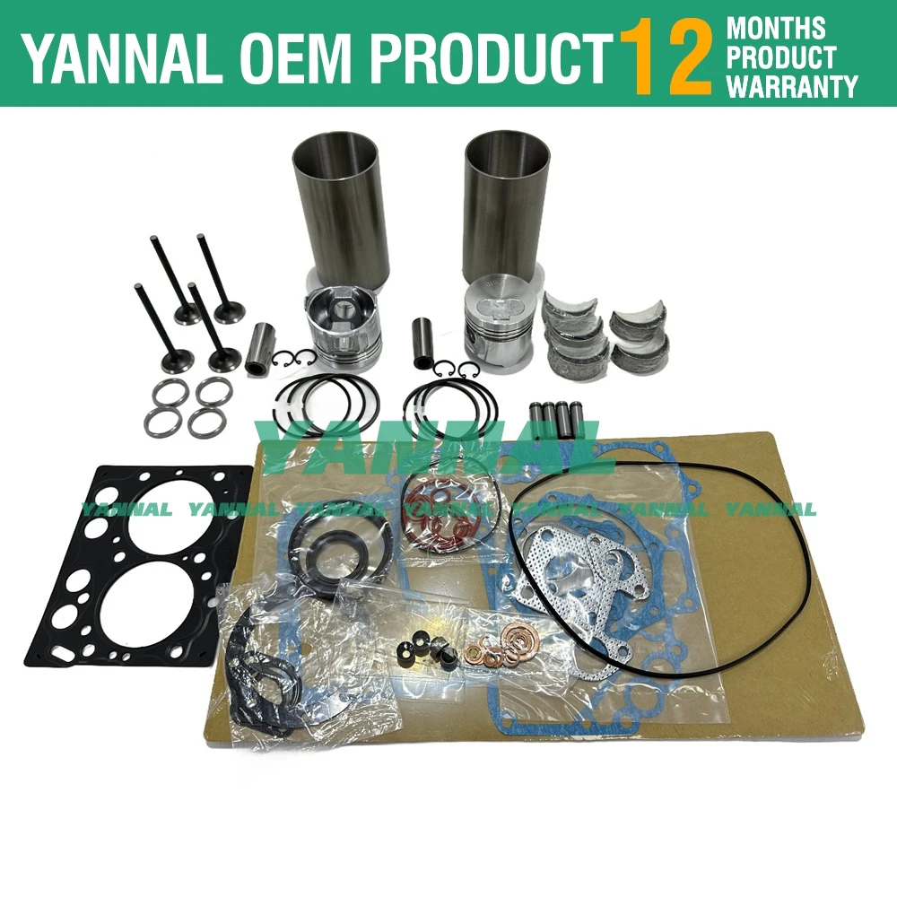 High Quality 2TNE68 Overhaul Repair Kit For Yanmar Engine B08-3 VIO10 PC03-2 Excavator T119265-22601 Spare Parts