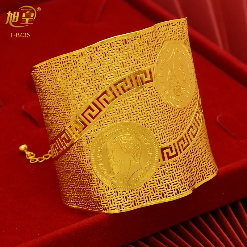 Xuhuang Luxe Ketting Manchet Armband & Ring Voor Vrouwen Dubai Gouden Kleur Indian Marokkaanse Armband Sieraden Arabische Afrikaanse Huwelijksgeschenken