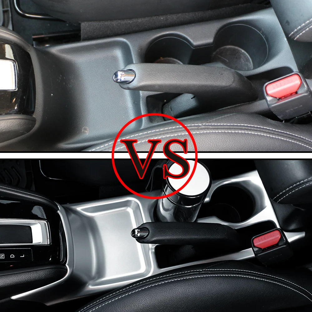 Car Water Cup Holder Sticker Cover Frame for Nissan Kicks 2017-2023 Matte Sliver Stainless Steel Decoration Styling