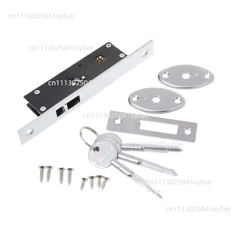 Strength Cross Key Hook Lock Shift Door Hook Lock Invisible Door Push Pull Shift Door Hidden Lock Alloy Frame