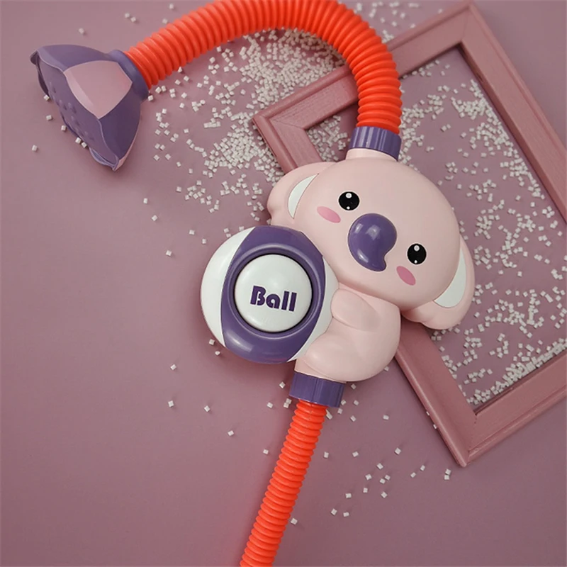 Automatic Elephant Shower Toy Portable Bathtub Sprinkler Water Pump Fun Baby Gift-A