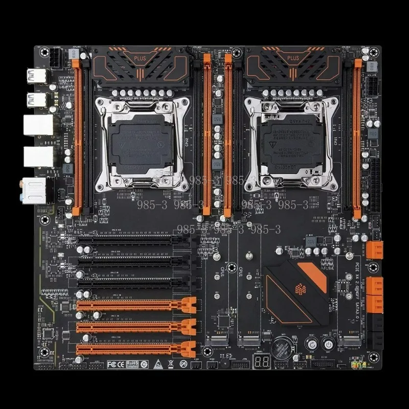 X99 F8D PLUS Dual Socket Motherboard Kit | Intel Xeon E5 2680 V4×2 + 128GB DDR4 RECC