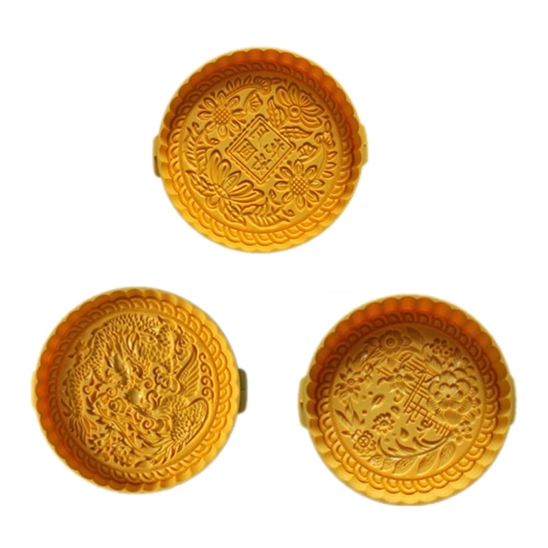

Traditional Pattern Cookie Cutters Plastic Cookie Stamps Cookie Dessert Mold Hand Press Pastry Mold Easy to Clean 667A