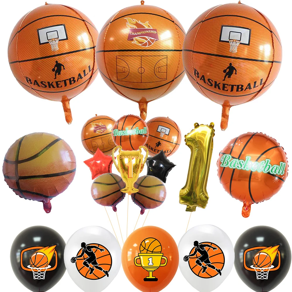 Basketball Birthday Party Decor Basketball Balloon Basketball Happy Birthday Party Decor Basketball Party Decoration Supplies