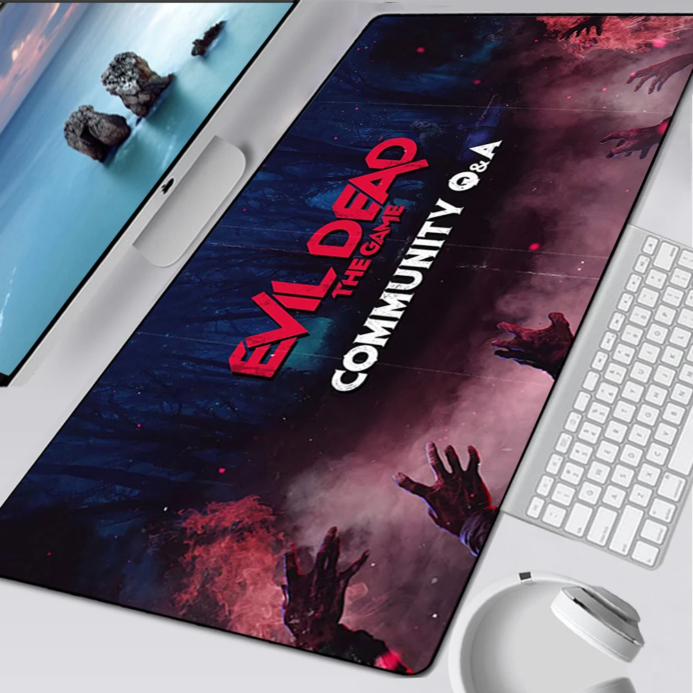 Imagem -04 - Mal Morto o Jogo Grande Gaming Mouse Pad Computador Mousepad Computador pc Gamer Tapete do Mouse Portátil Mausepad Xxl Tapete Teclado Almofada de Mesa