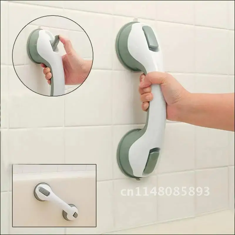 1PC Vacuum Sucker Handle Safety Anti Slip Helping Handrail Keeping Balance Support Toilet Bathroom Shower Safe Grab Bars Handle