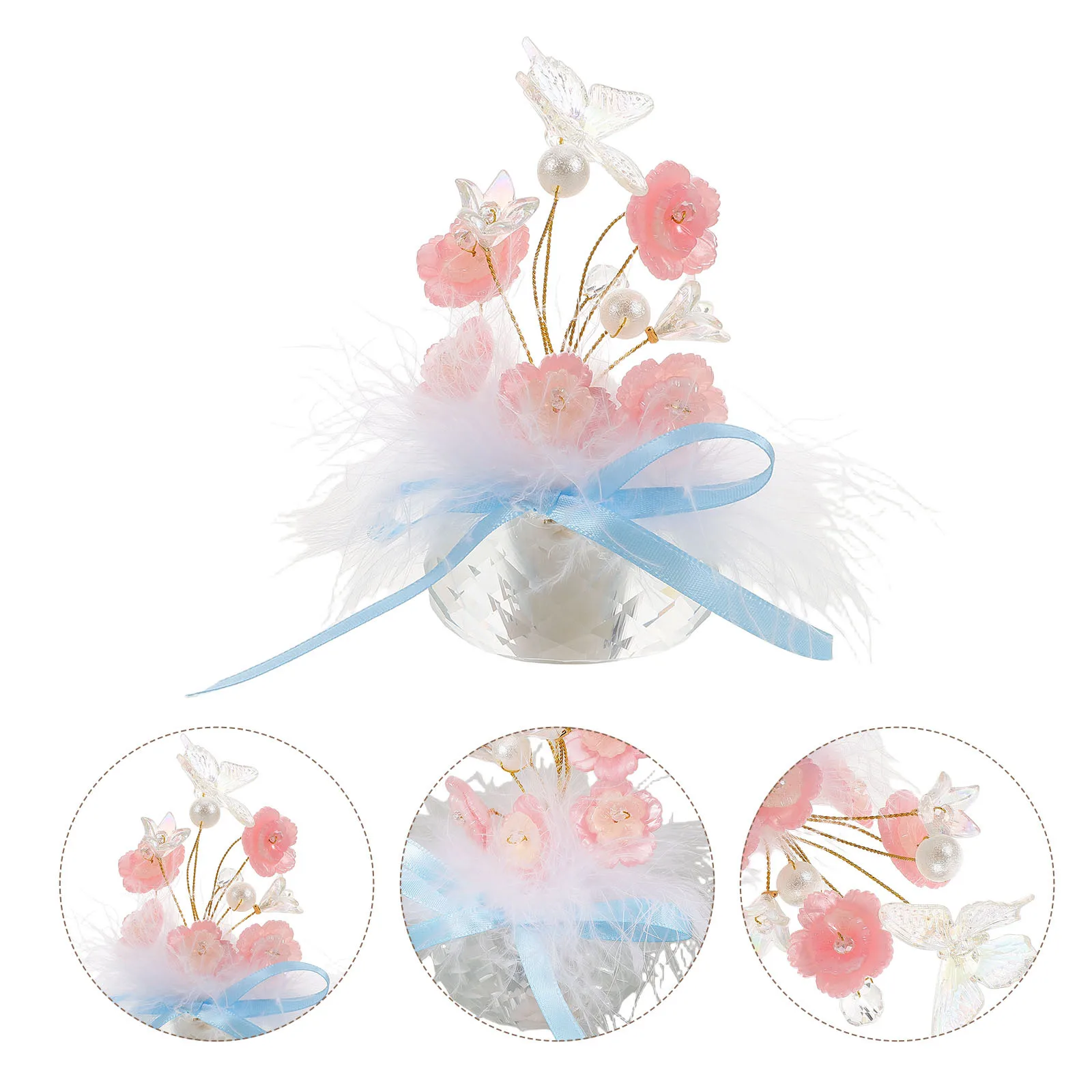 

Car Dashboard Decorations Butterfly 's Breath Romantic Auto Interior Accessories Dashboard Ornaments