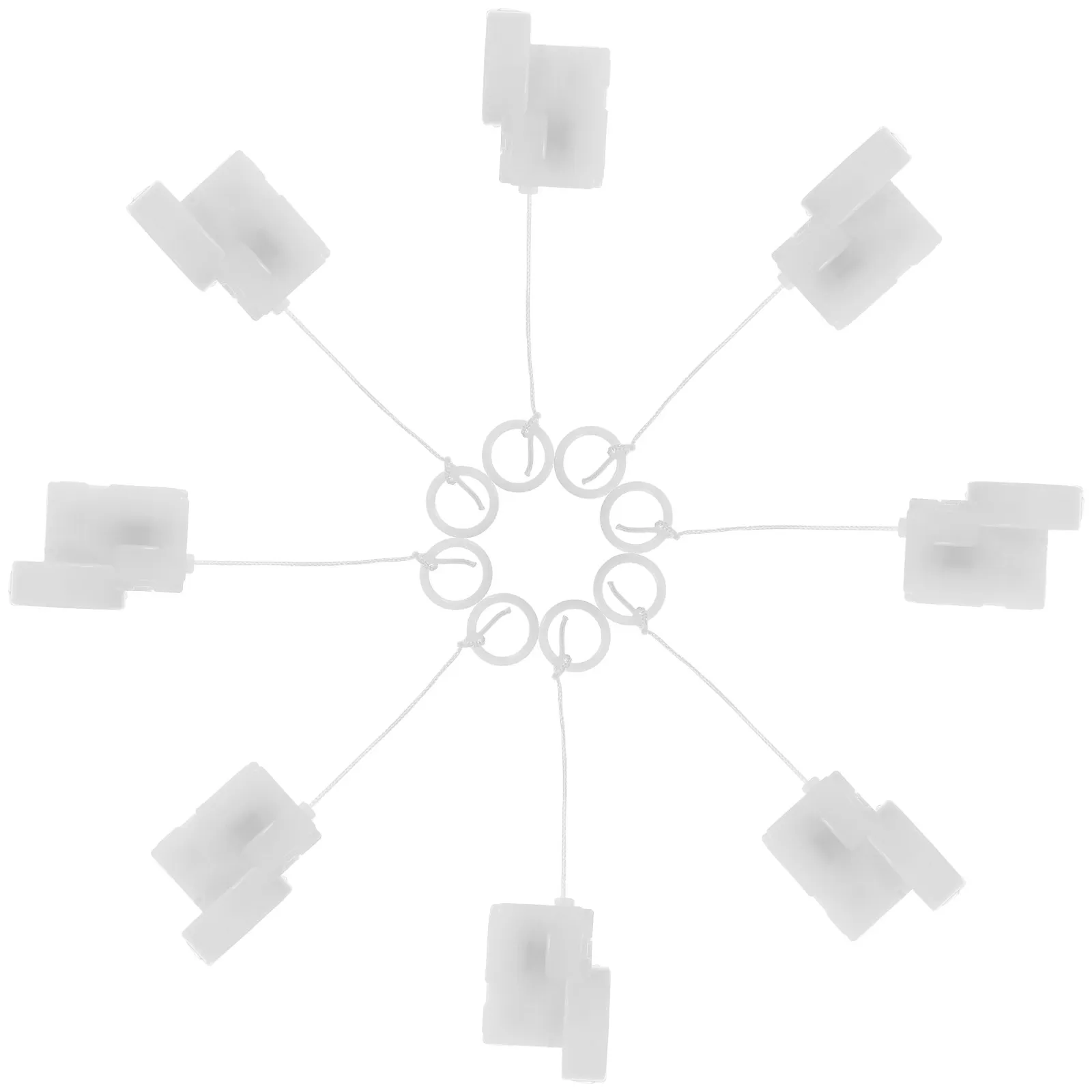 8Pcs Pull String Mechanism White Single Wheel Vibration Motor for Movement Craft Repair Replacement Kit DIY Project Vibration